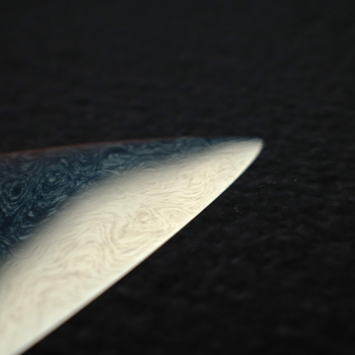 XINGUO Aogami Super Honyaki Gyuto 240mm Marble Ferrule Amboyna Burl Handle with Saya