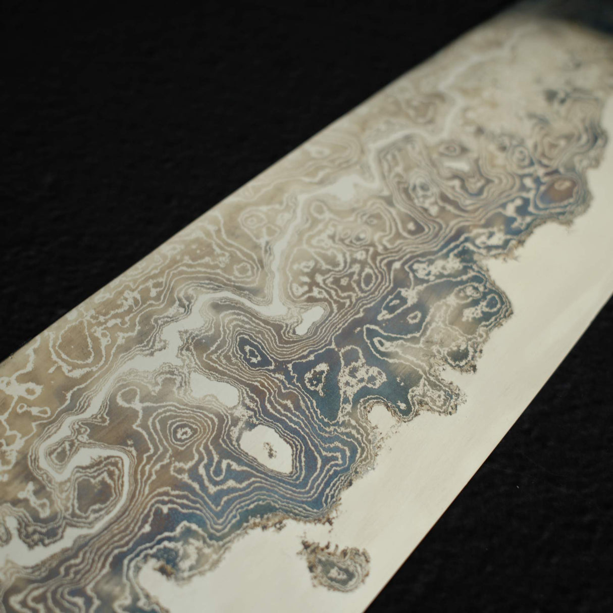 Kisuke x XinguoBlue 1 Byakku Enn Damascus Gyuto 300mm
