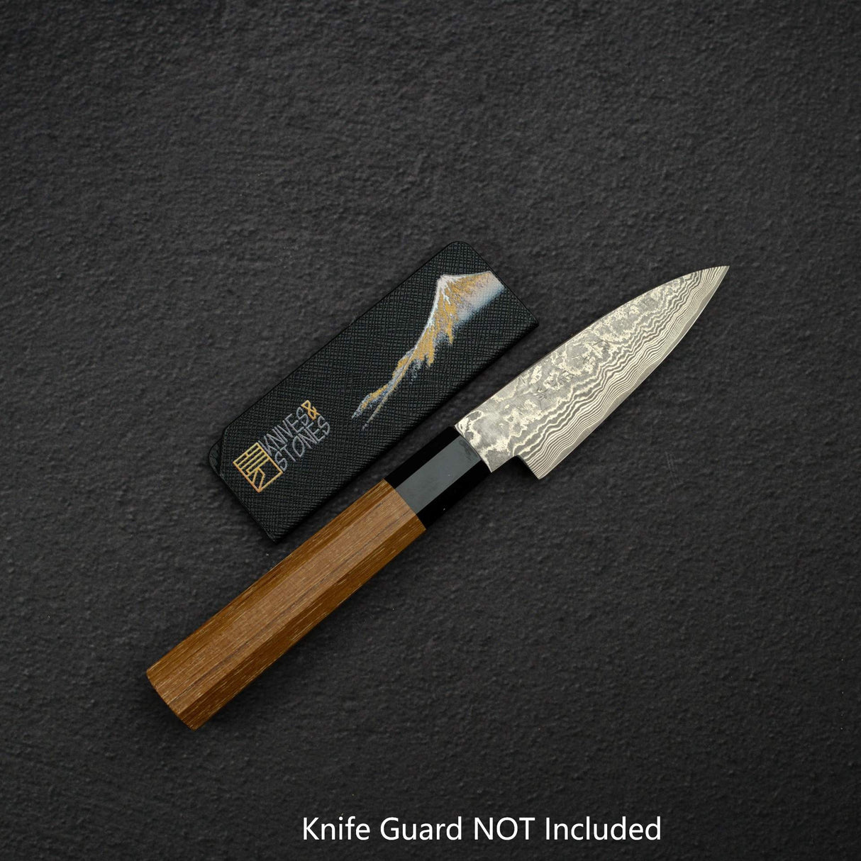 Shiro Kamo SG2/R2 Suminagashi Damascus Petty 90mm