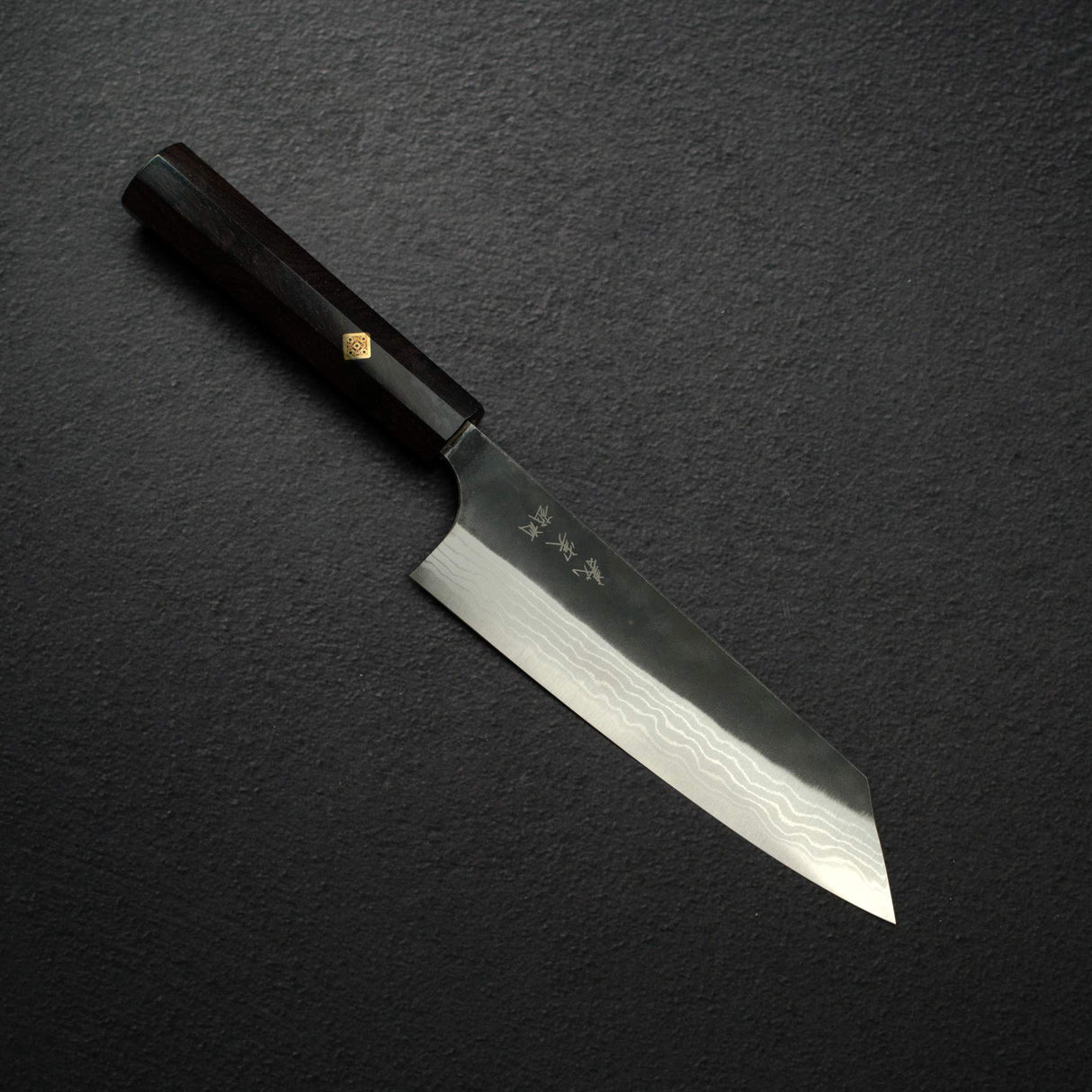 Yoshimi Kato Kintaro White 2 Damascus KU Nashiji Bunka 180mm