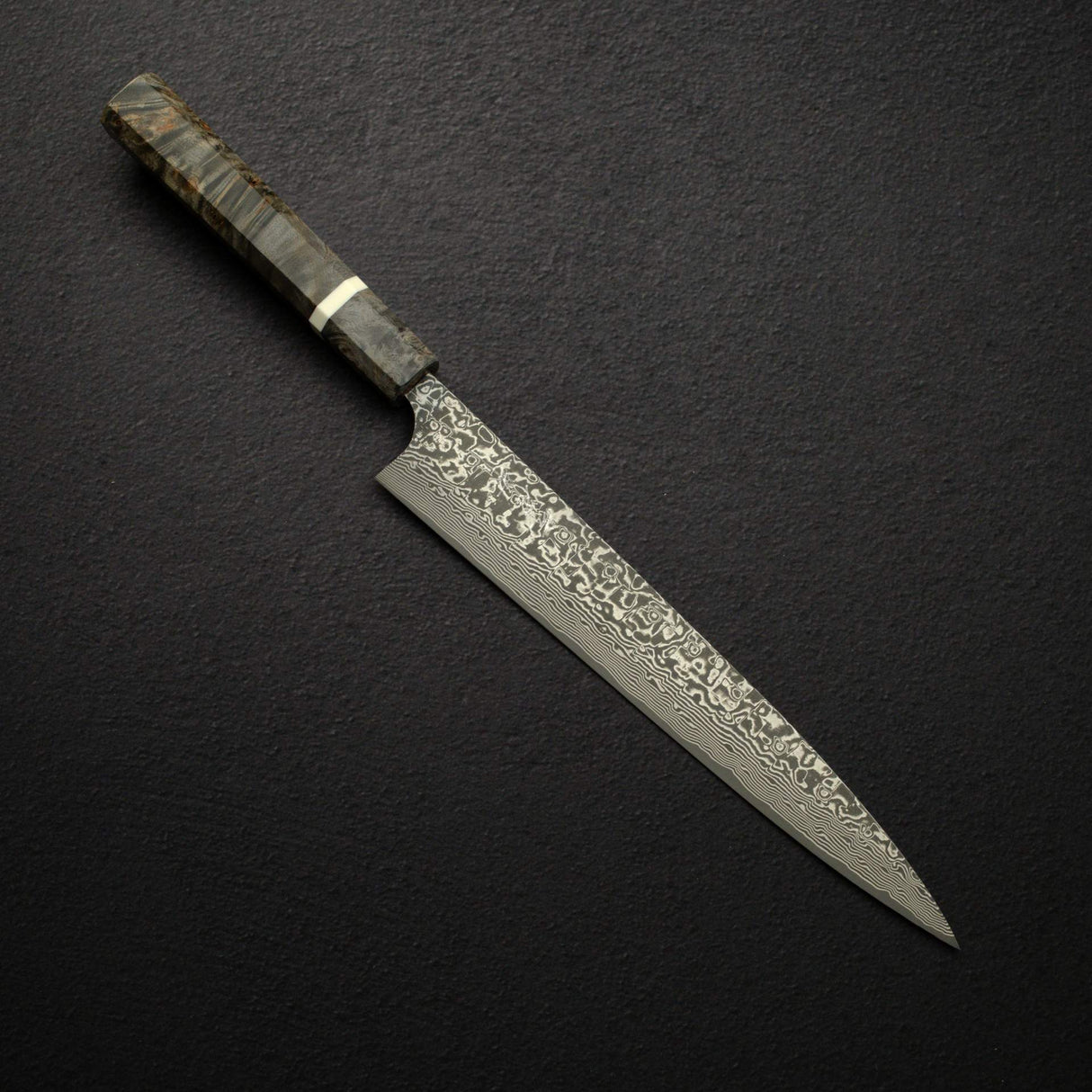 佐治武士 SG2 黑大馬士革 筋引 240mm 樺木柄