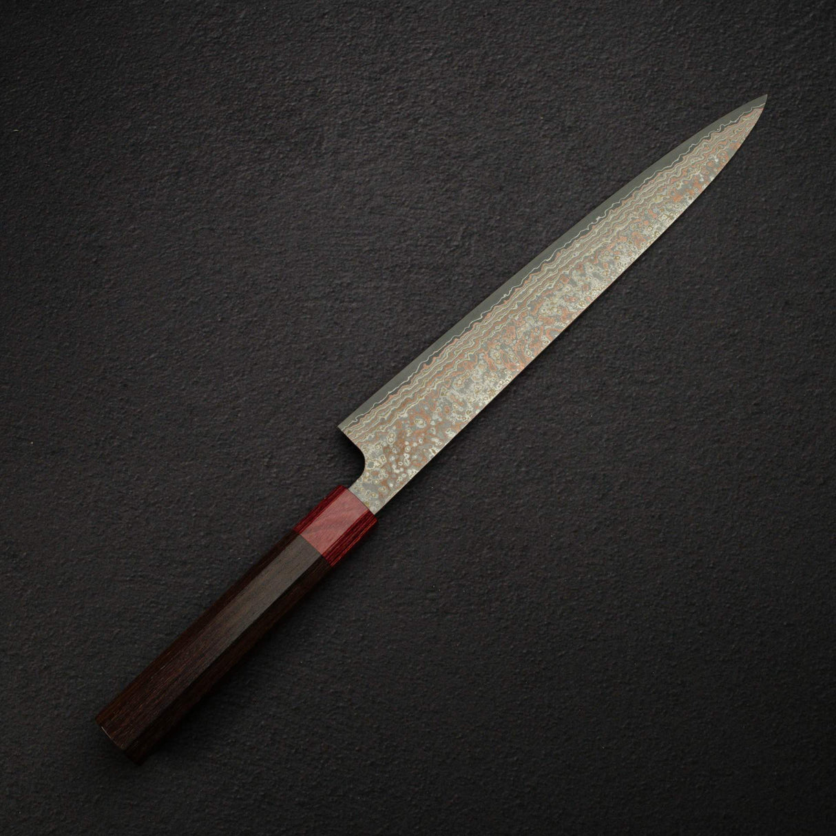 佐治武士 VG10 鋼 彩虹大馬士革蝕刻 筋引 270mm