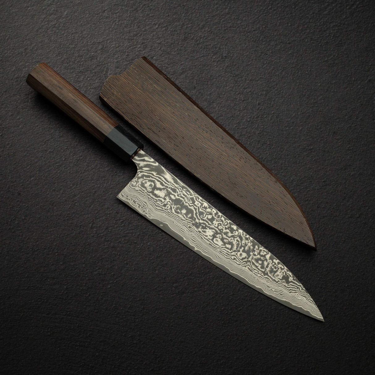 Takeshi Saji SG2 黑大馬士革牛刀 210mm 紫檀木手柄