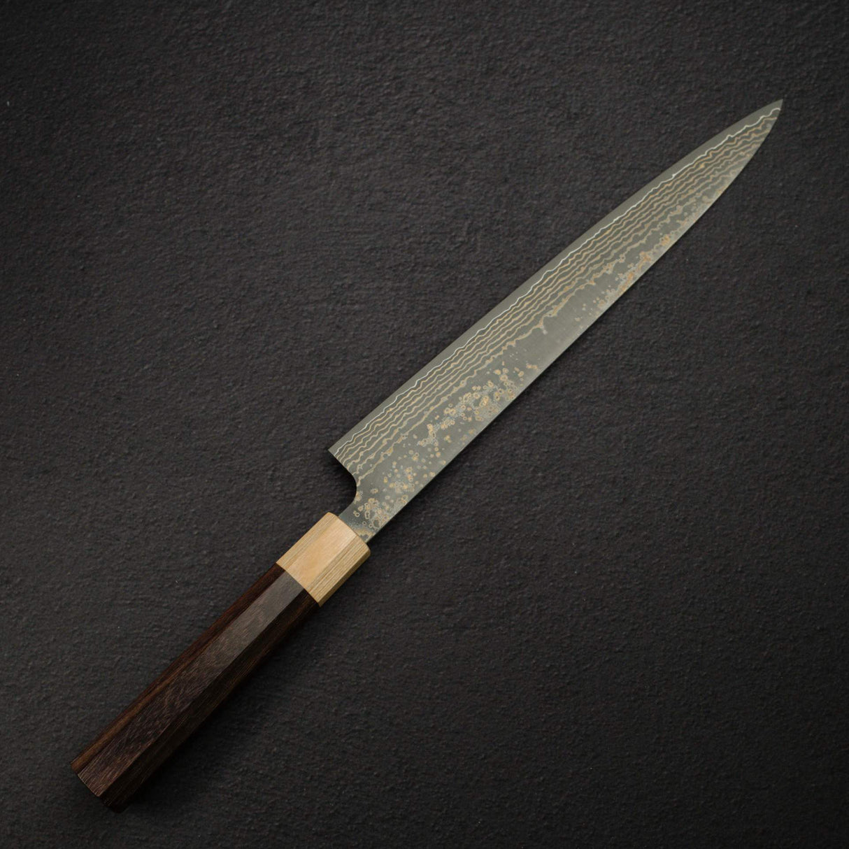 佐治武士 VG10 鋼 大馬士革金紋 筋引 270mm