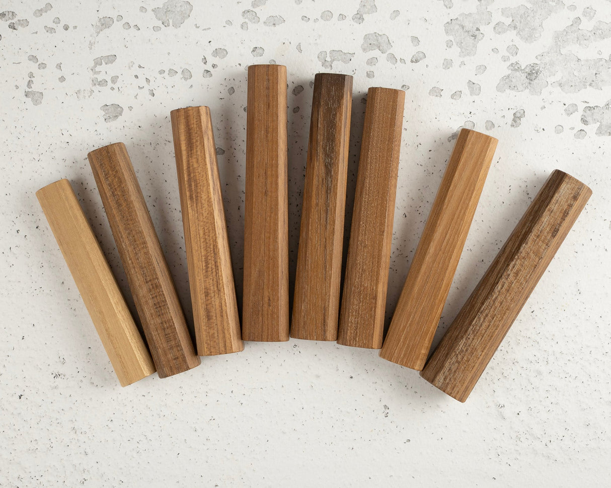 Teak Octagonal Mono WA Handle