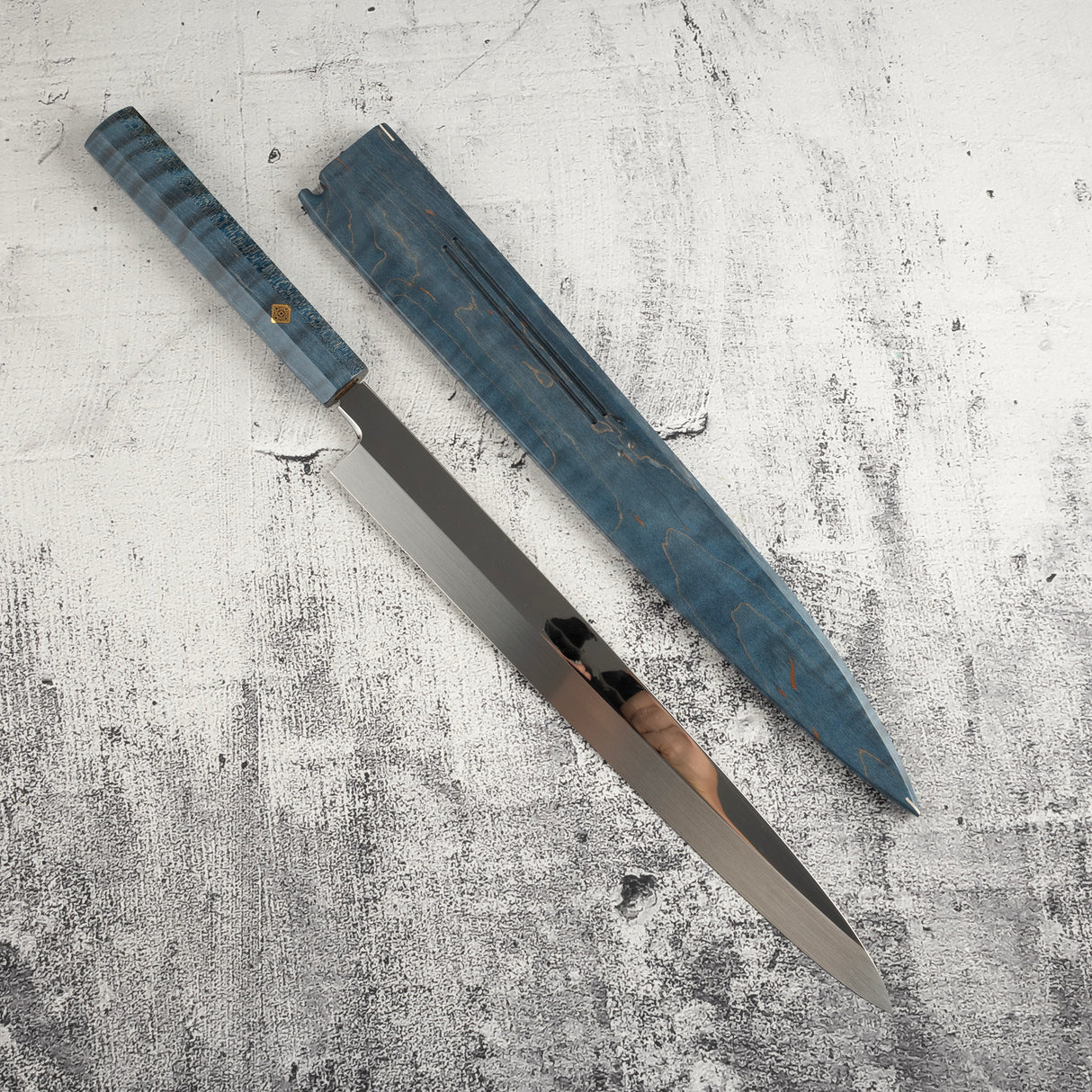 珍品:玄海正國(玄海正國)White #2 水本燒富士山柳刃 330mm