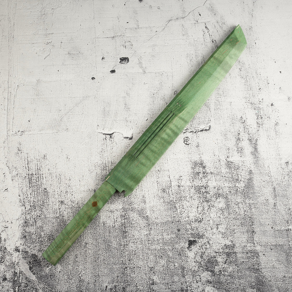 珍品:池田美和一 White #1 水本燒先丸蛸引 330mm 富士山刃文