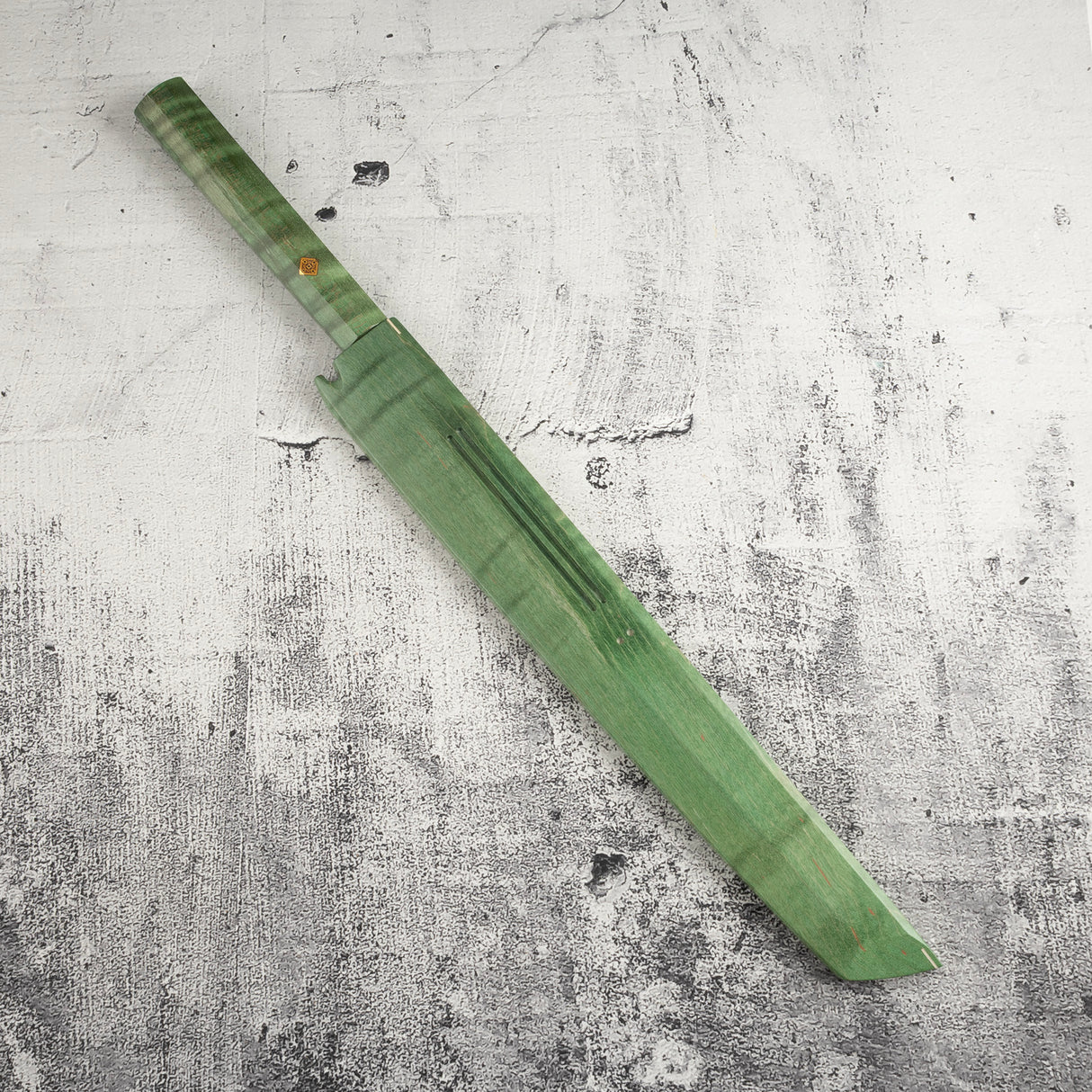 珍品:池田美和一 White #1 水本燒先丸蛸引 330mm 富士山刃文