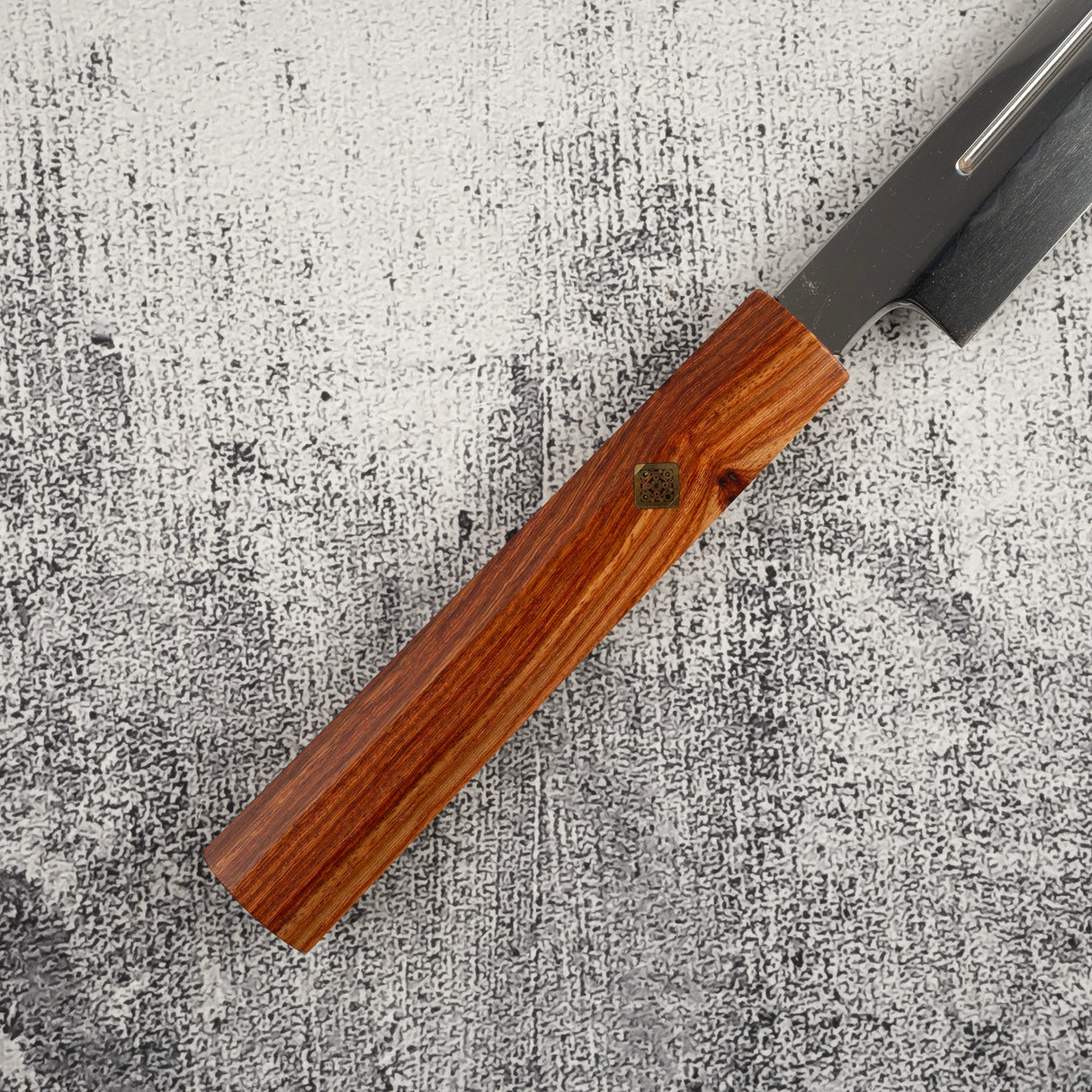 珍稀:池田義一 Blue #1 水本燒K型柳刃300mm 血槽 Pau Rosa套裝