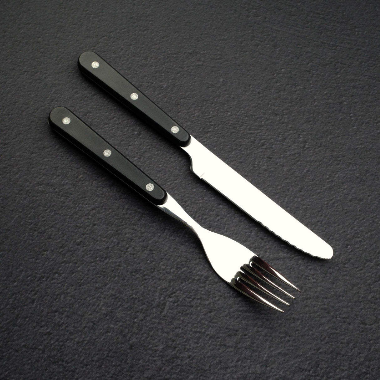 Seki Sekikanetsugu Stainless Steel Steak Knife & Folk Set