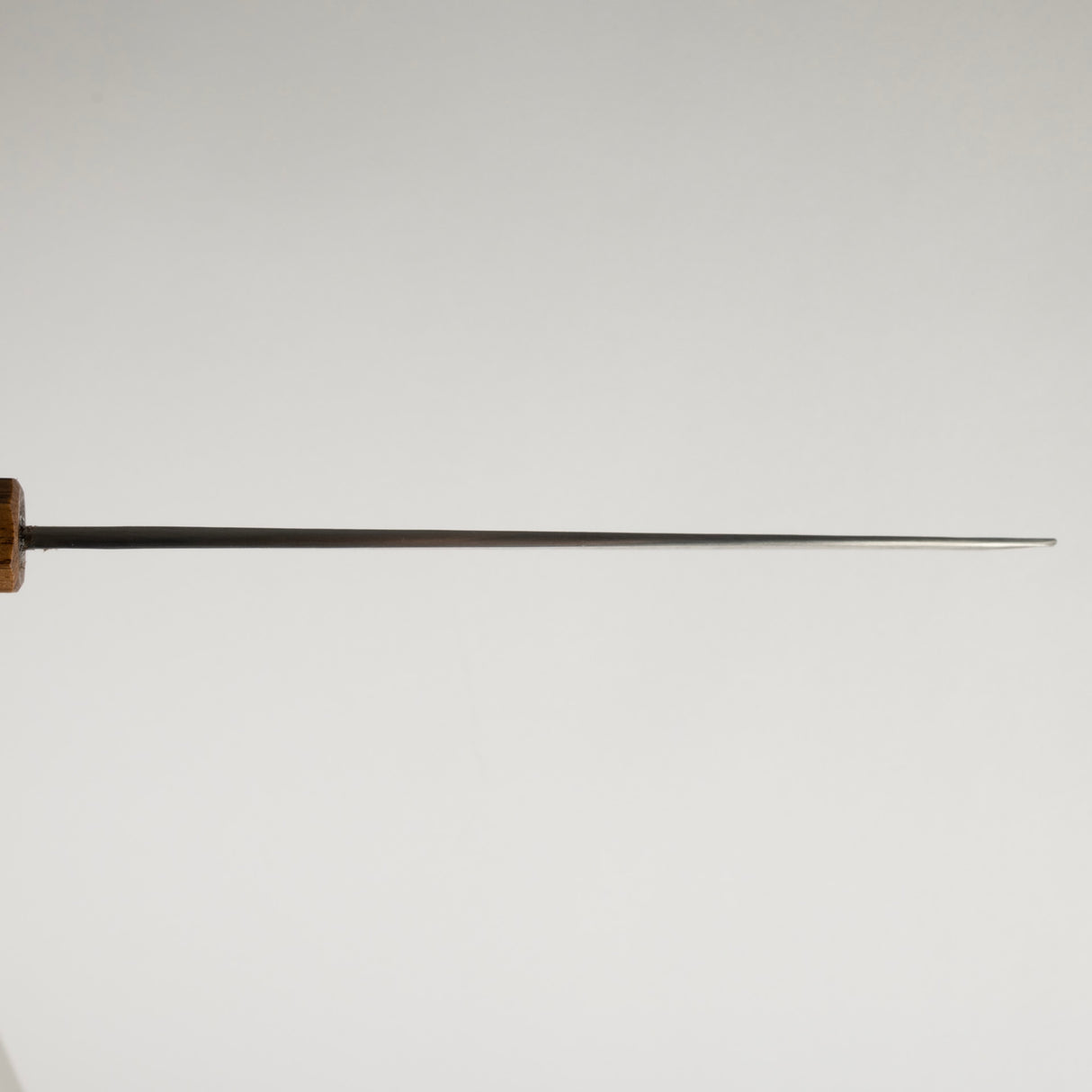 松原藍二號 菜切刀 165mm 梨地燒栗木柄