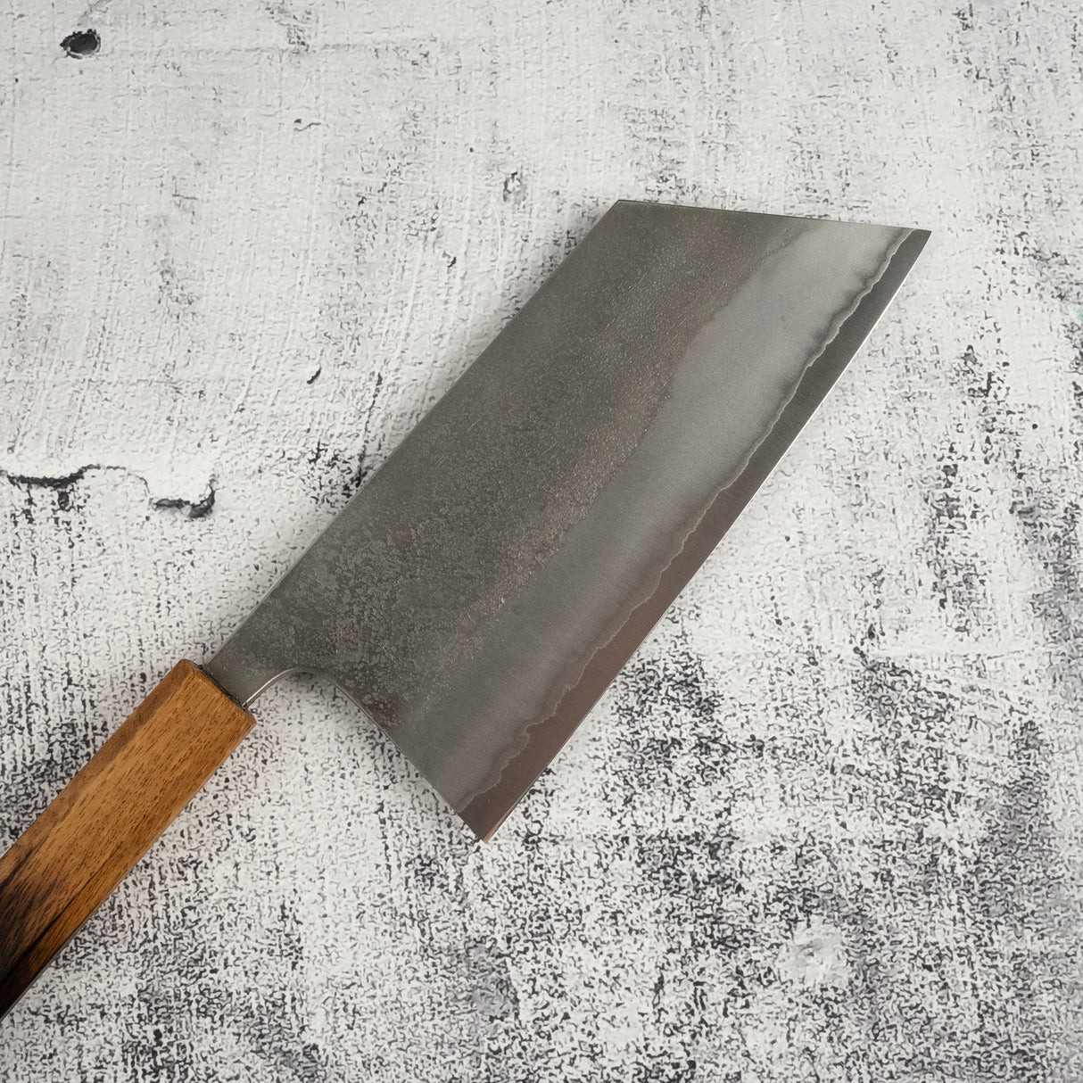 Matsubara Blue 2 K-tip Cleaver 180mm Nashiji Burnt Kashi
