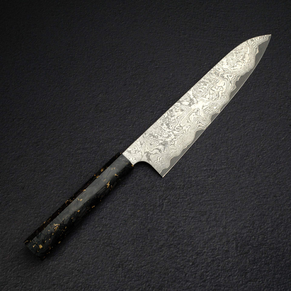 Hatsukokoro x Nigara VG XEOS Kurozome Damascus Gyuto 240mm w/ Saya