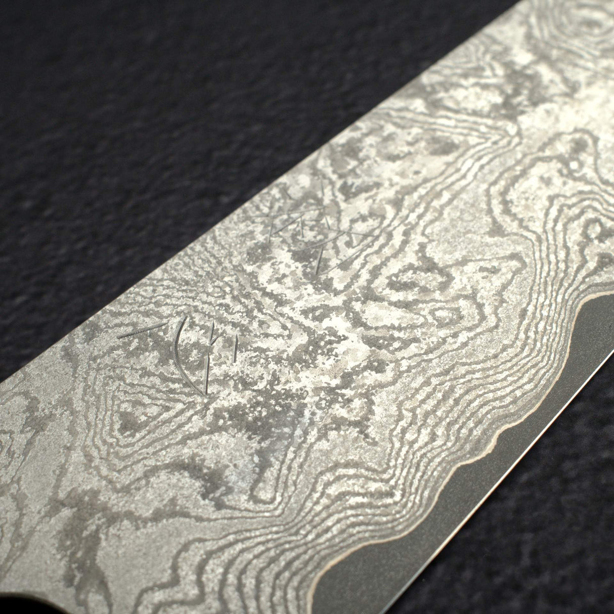 Hatsukokoro x Nigara VG XEOS Kurozome Damascus Gyuto 240mm w/ Saya