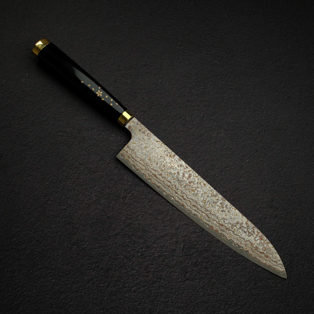 佐治武士 Maki-e 漆塗 VG-10W 牛刀 240mm