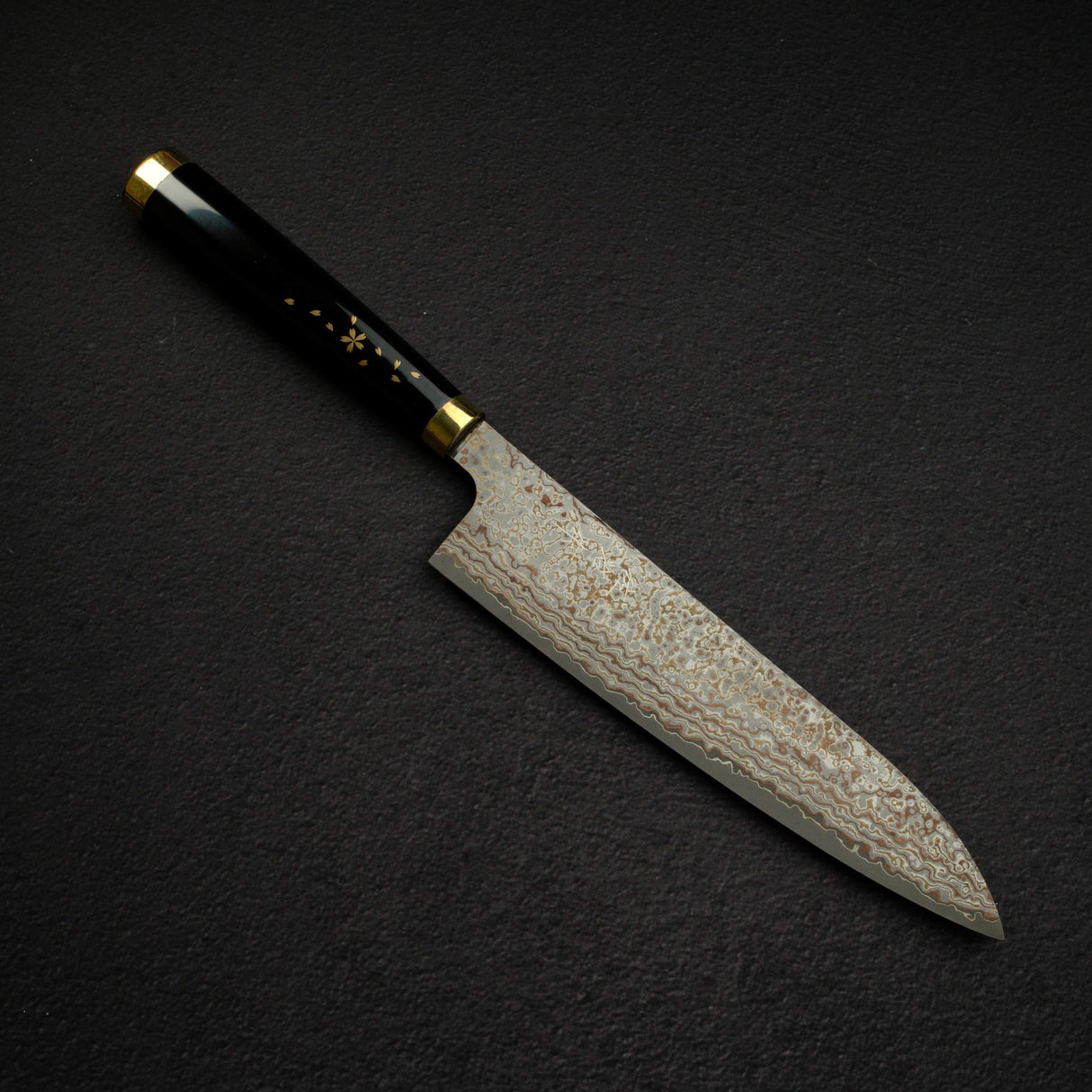 佐治武士 Maki-e 漆塗 VG-10W 牛刀 210mm