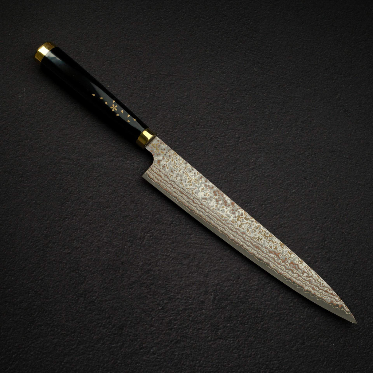 佐治武士 Maki-e 漆塗 VG-10W 筋引 240mm