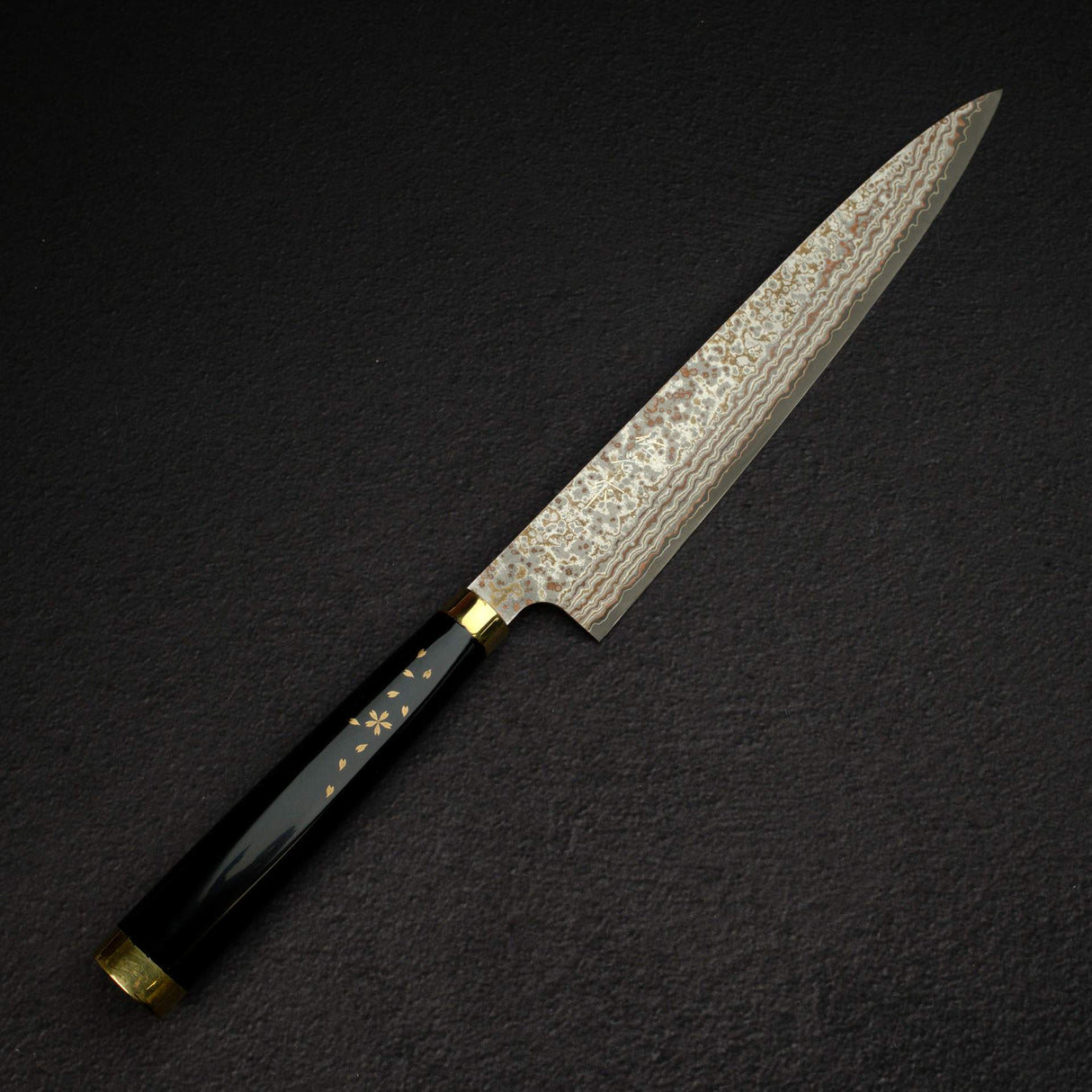 佐治武士 Maki-e 漆塗 VG-10W 筋引 240mm