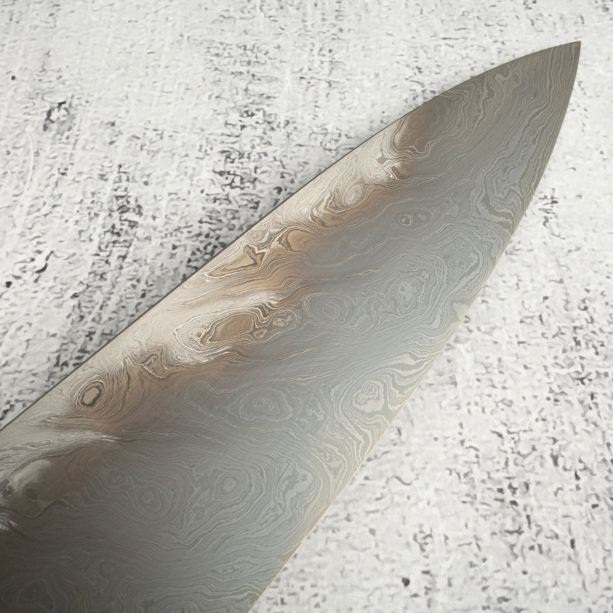 Exotic: Shoichi Hashimoto (橋本庄市) Chihaya (ちはやふる・千早) Blue / White Coreless Gyuto 210mm