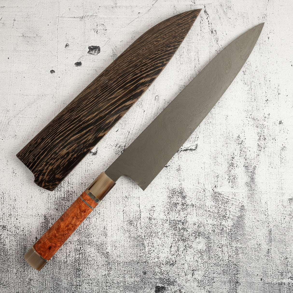 Exotic: Shoichi Hashimoto (橋本庄市) Zaregumo (ざれぐも・戯雲) Blue / White Coreless Gyuto 270mm