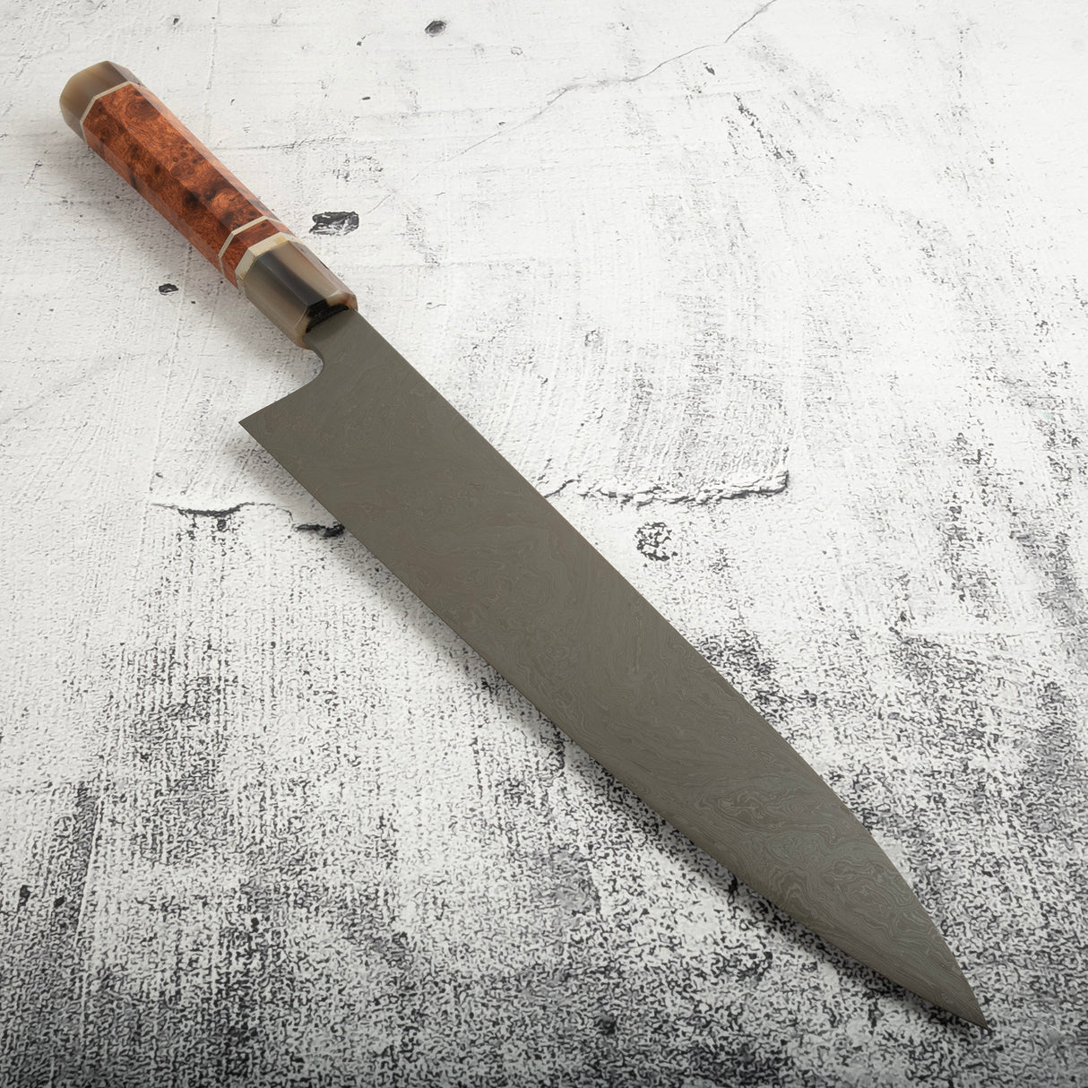 Exotic: Shoichi Hashimoto (橋本庄市) Zaregumo (ざれぐも・戯雲) Blue / White Coreless Gyuto 270mm