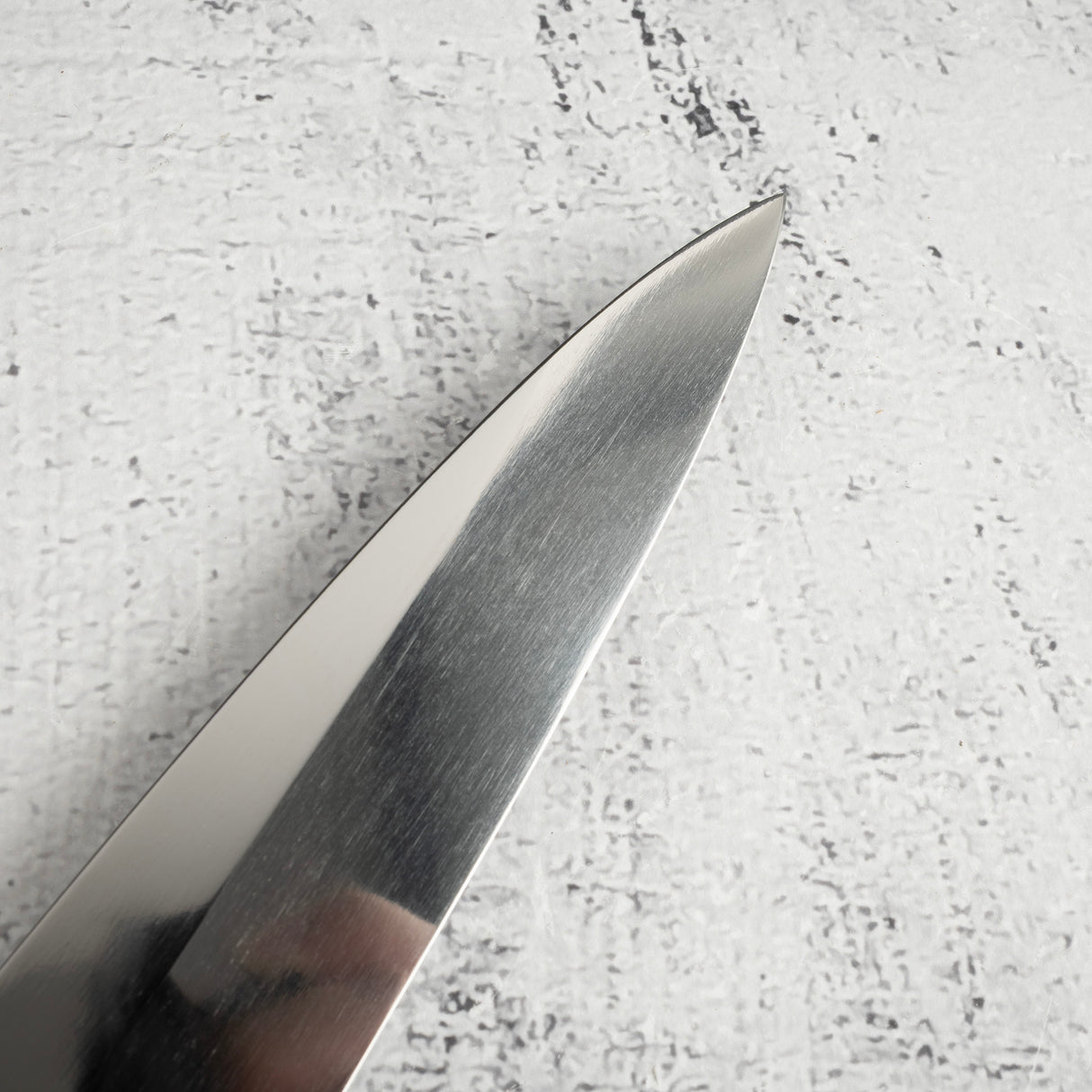 Exotic: Yoshikazu Ikeda Blue #1 Mizu-Honyaki Yanagiba 300mm with Blood Groove Black & White Ebony