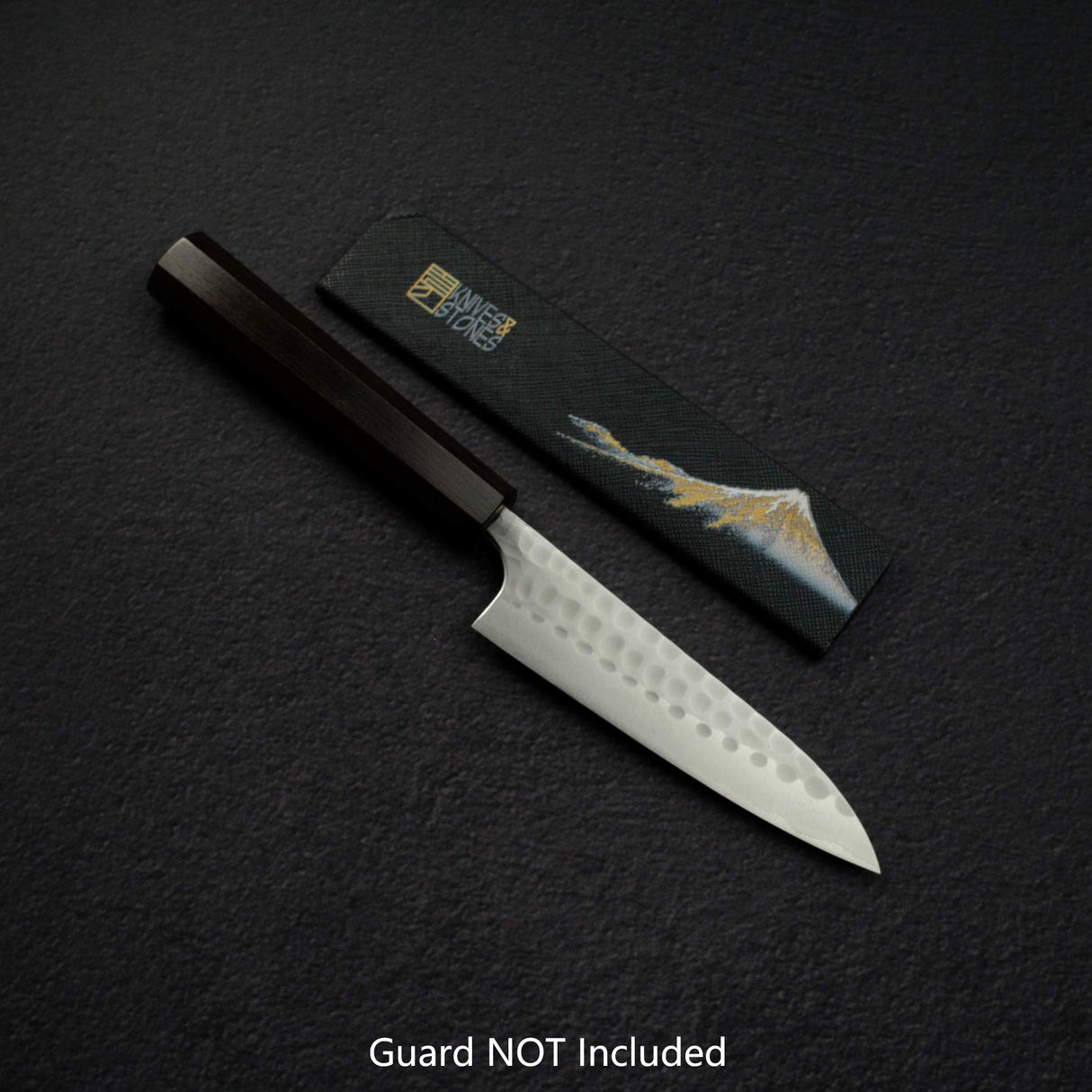 Anryu Blue 2 Tsuchime Petty 120mm Ebony Handle