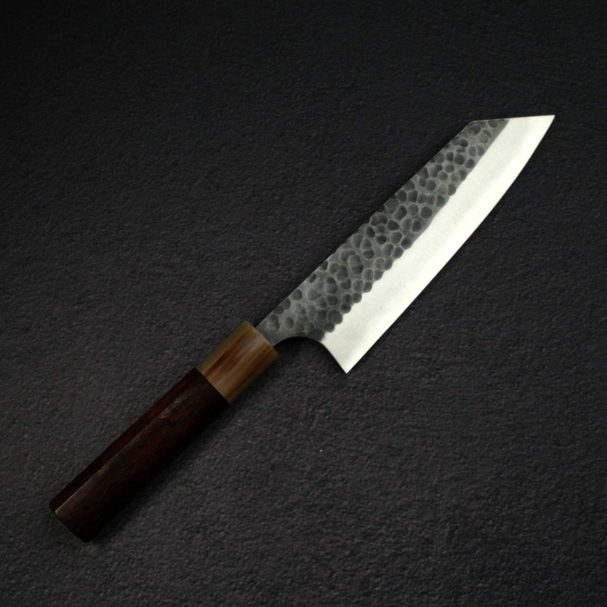 Masakage Koishi AS Bunka 175mm, Aogami Super Kurouchi Tsuchime K&S Hearted-shaped Ironwood Handle