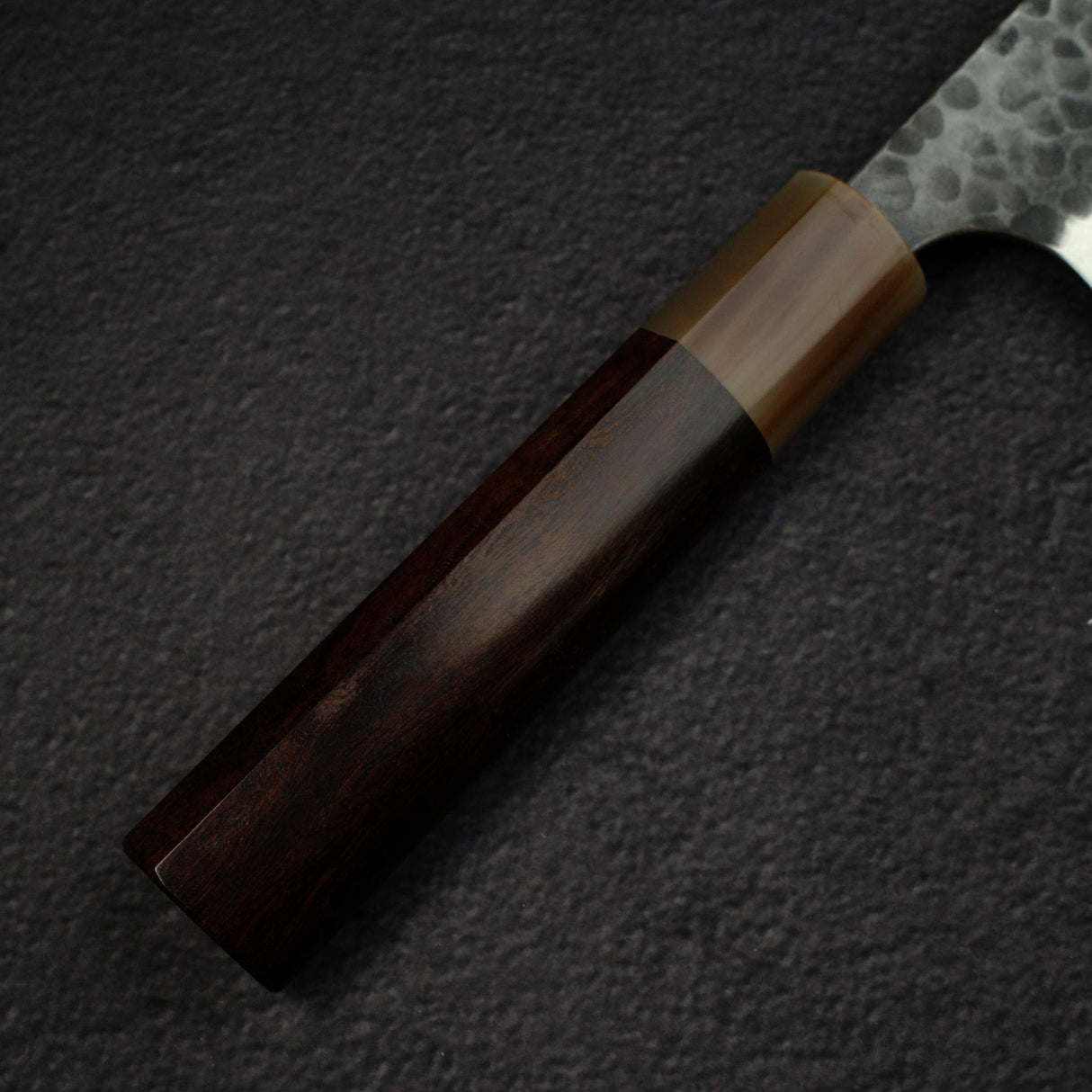 Masakage Koishi AS Bunka 175mm, Aogami Super Kurouchi Tsuchime K&S Hearted-shaped Ironwood Handle