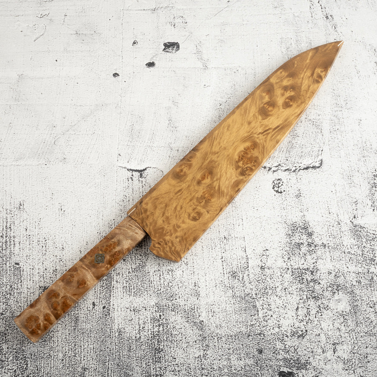 BFCM2025 Old Stock Yoshikazu Ikeda Honyaki White 3 Gyuto 240mm Camphor Set SP2