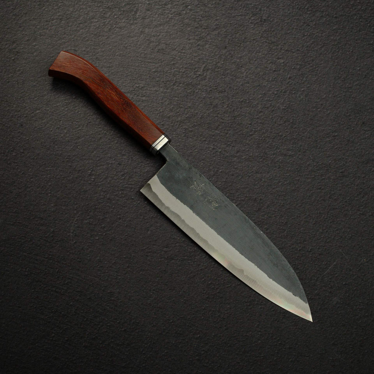 光貴 Blue2 黑打 三德刀 180mm - Pau Rosa Handle