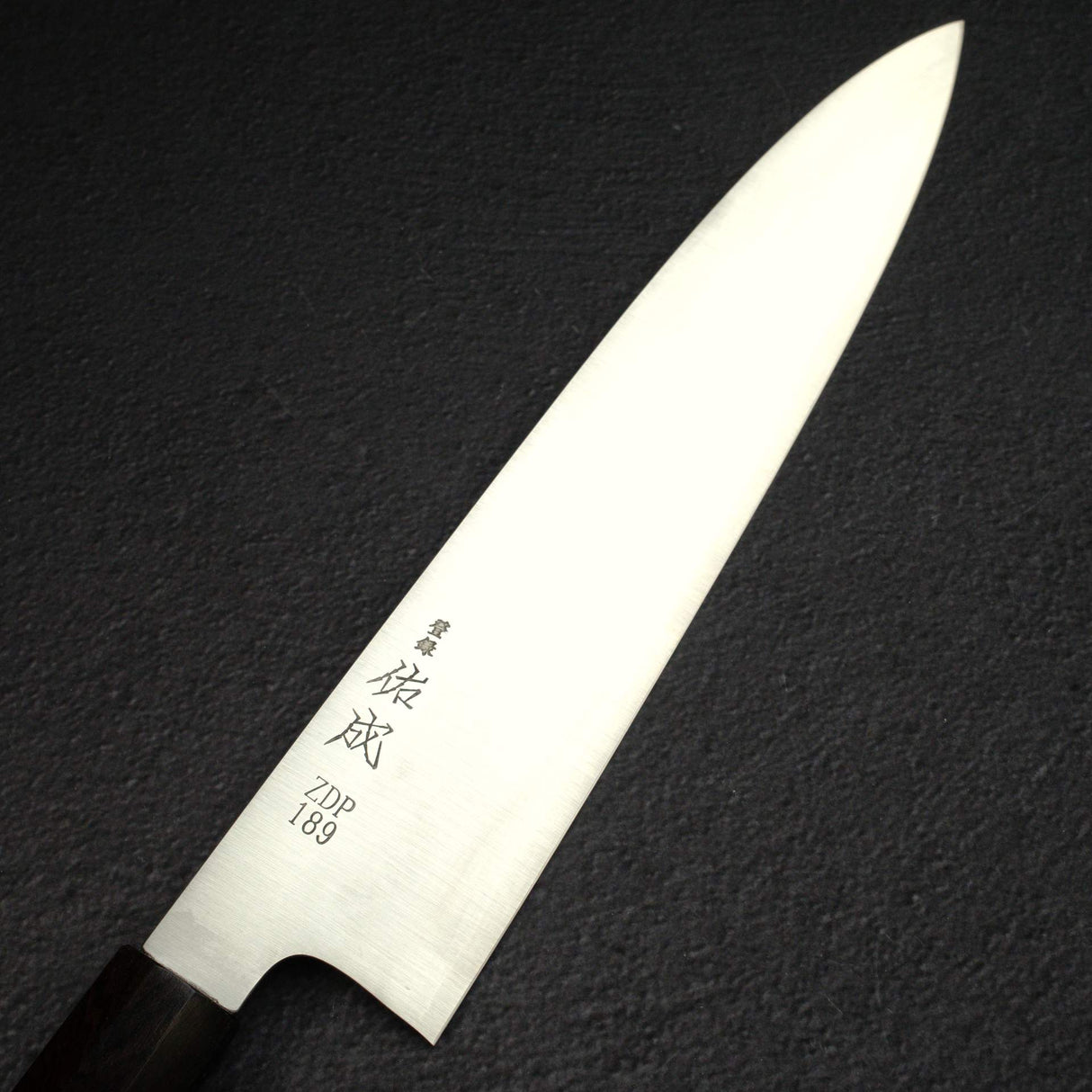 佑成 ZDP-189 髮絲紋牛刀 270mm,纖細黑檀木馬賽克