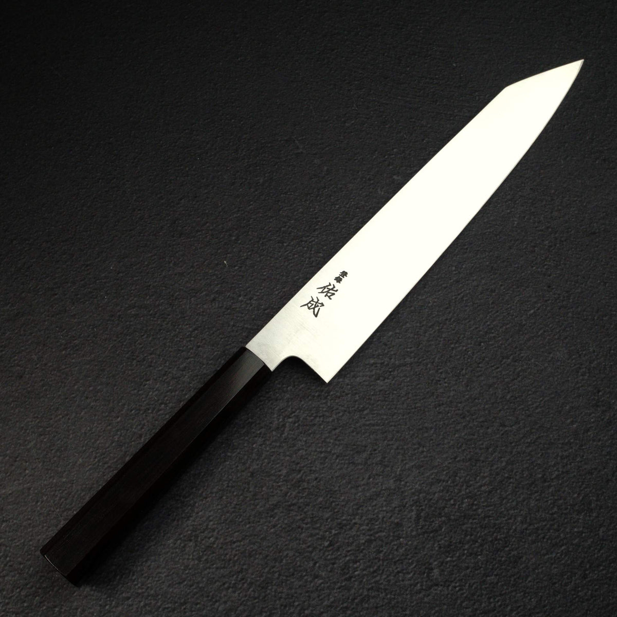 佑成 SG2 髮絲紋 切付牛刀 270mm,黑檀木手柄