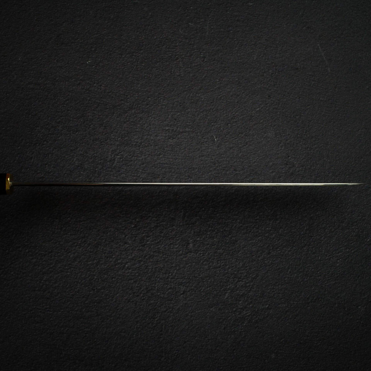 Sukenari HAP40 Mirror Polished Yanagiba 330 mm, Ebony Brass Handle (Hatsukokoro Engraved))