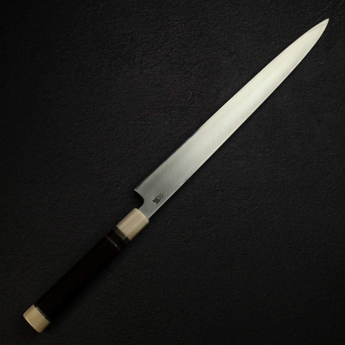 佑成 VG-10 大馬士革 柳刃 330mm, 黑檀木 Three Spacer Handle