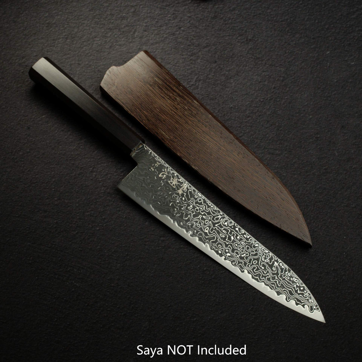 初心 流冰 SG2 Black 大馬士革 牛刀 210mm 黑檀木