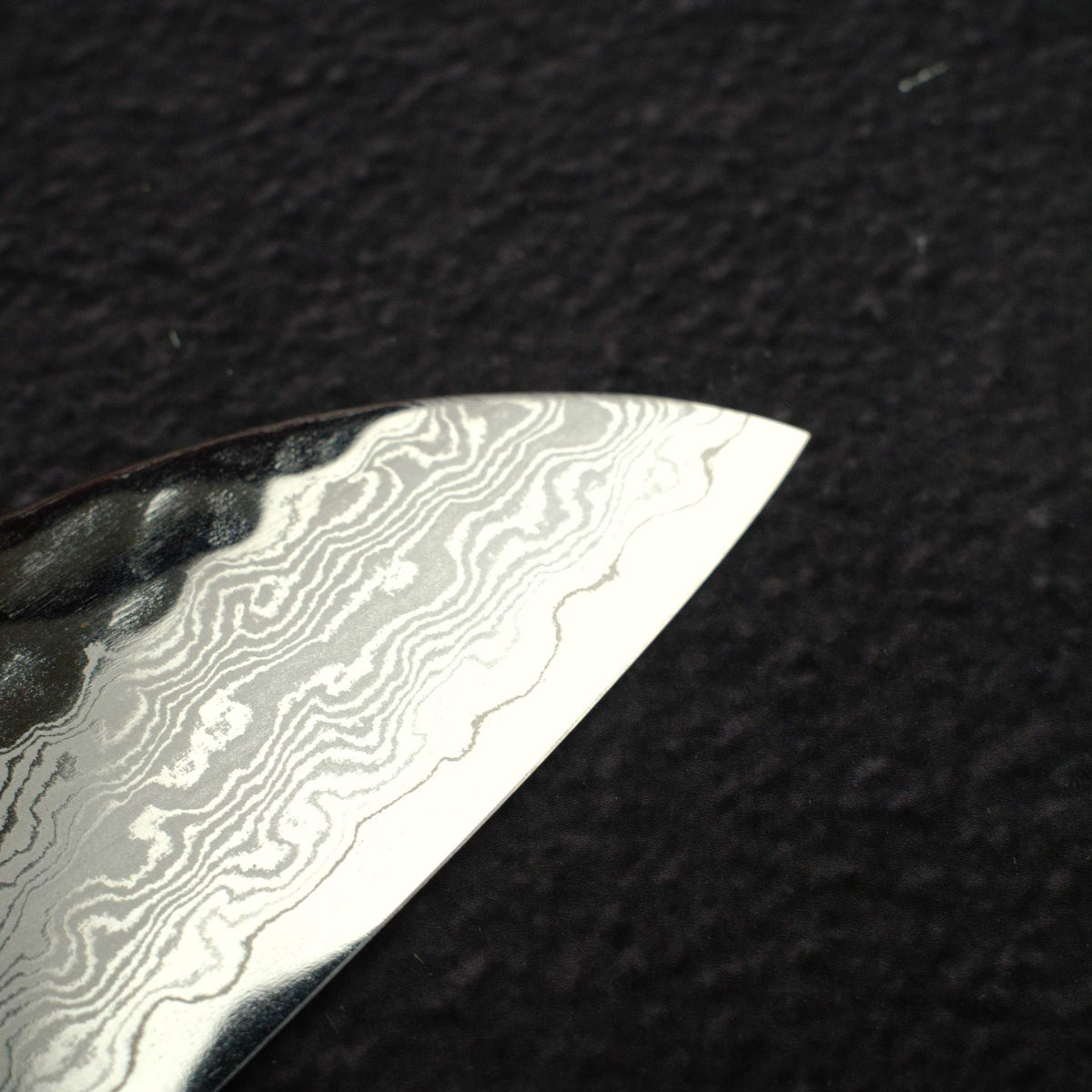 初心 隼 VG-10 大馬士革 鎚目 三德刀 180mm 黑檀木 Handle