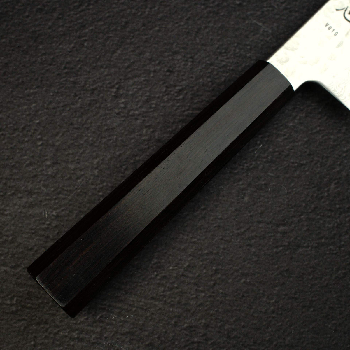 初心 隼 VG-10 大馬士革 鎚目 三德刀 180mm 黑檀木 Handle