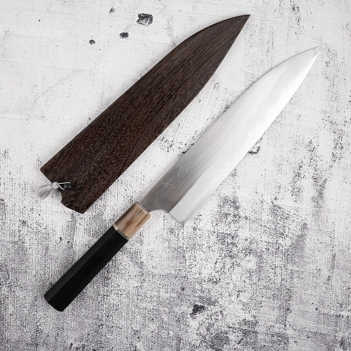 EOFY2025 特別版:Mazaki White 2 Hon-Sanmai Gyuto 240mm 與 Saya
