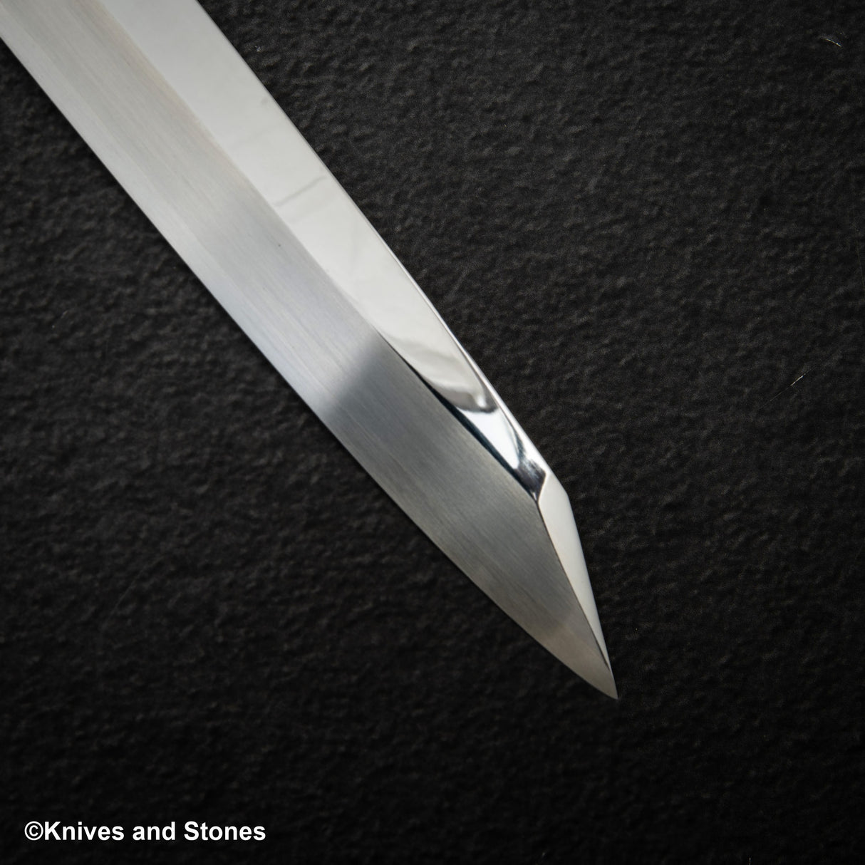 Hatsukokoro FAXR2 粉末鋼 K-tip 柳葉刀 270mm 鏡面拋光黑檀木