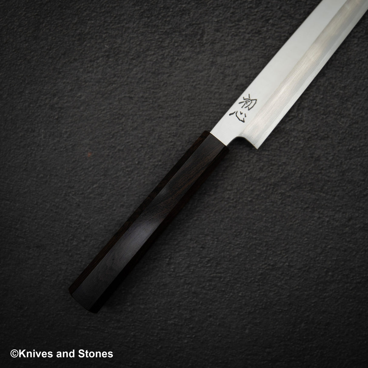 Hatsukokoro FAXR2 粉末鋼柳葉刀 270mm 鏡面拋光黑檀木