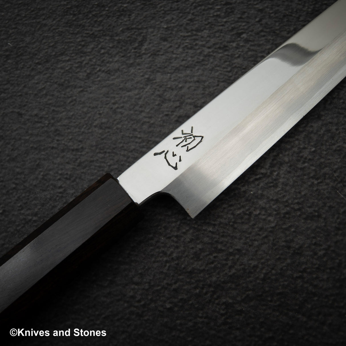 Hatsukokoro FAXR2 粉末鋼柳葉刀 270mm 鏡面拋光黑檀木