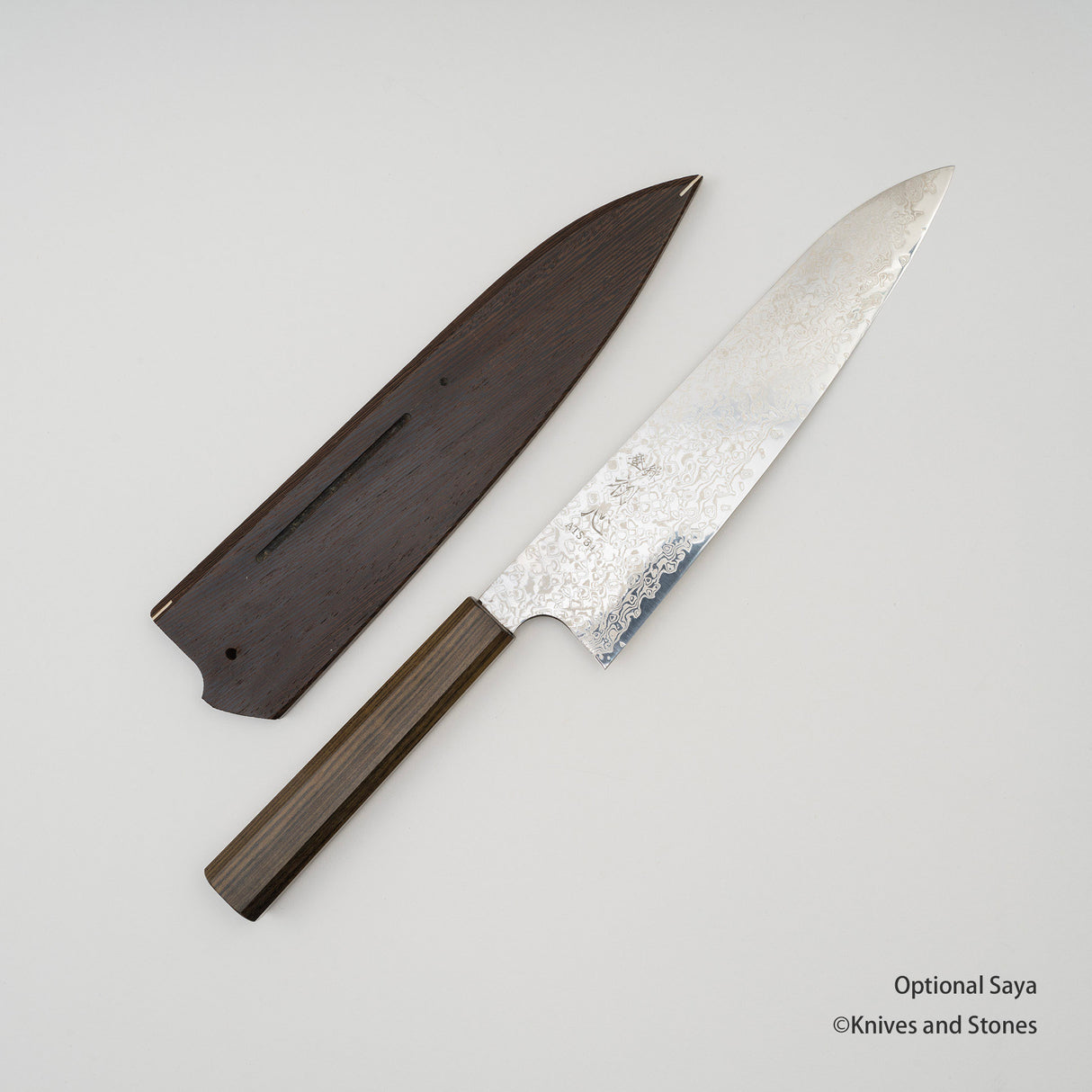 初心銀河 ATS34 大馬士革牛刀 210mm