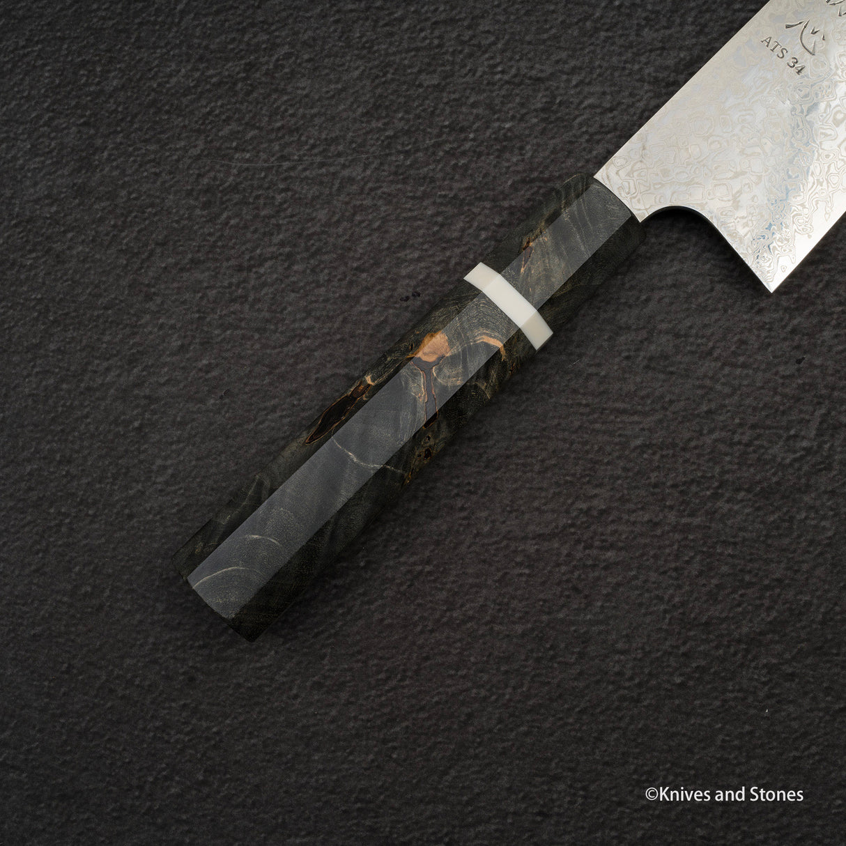 初心銀河 ATS34 大馬士革牛刀 240 毫米