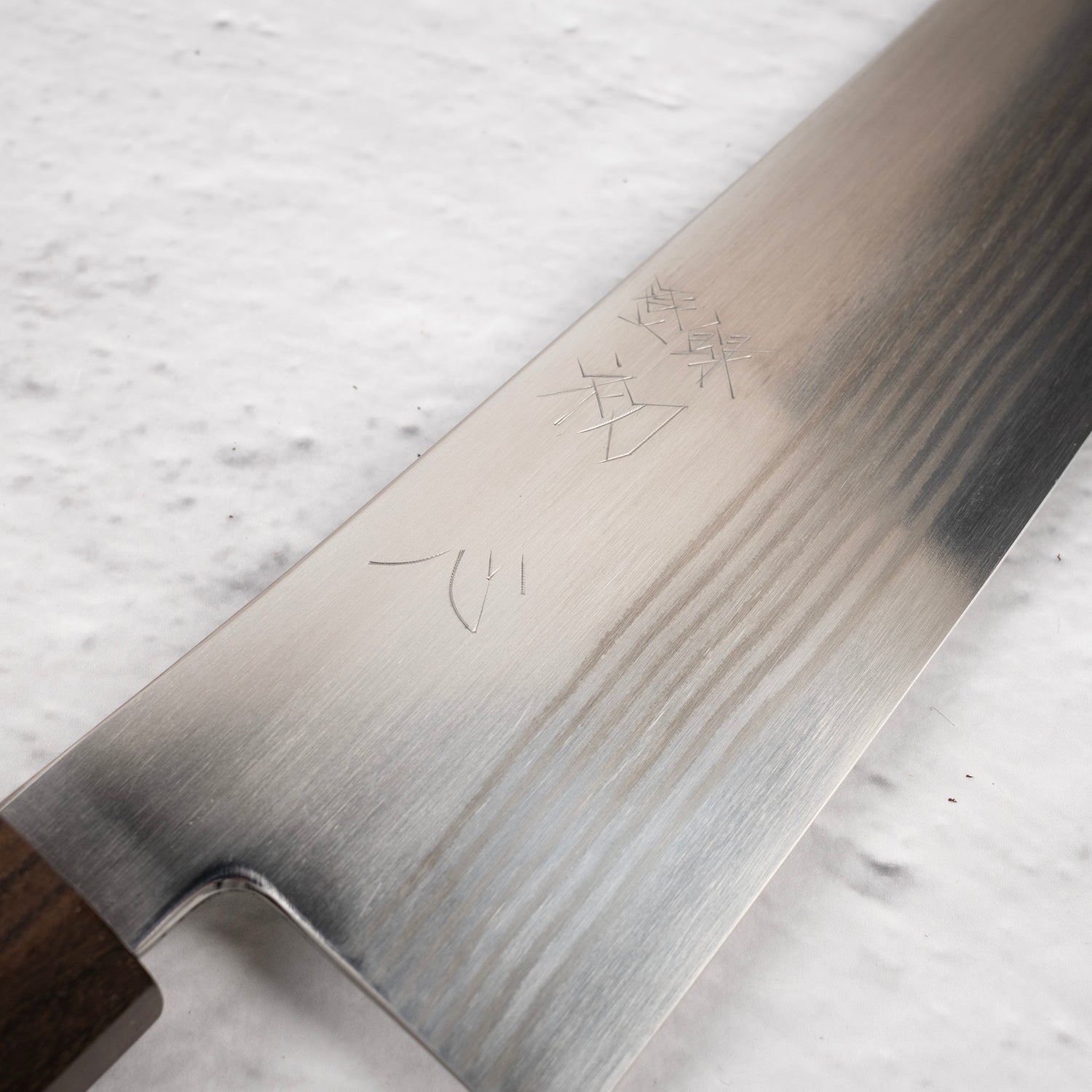 Hatsukokoro Ginso Ginsan Nickel Damascus Gyuto 240mm