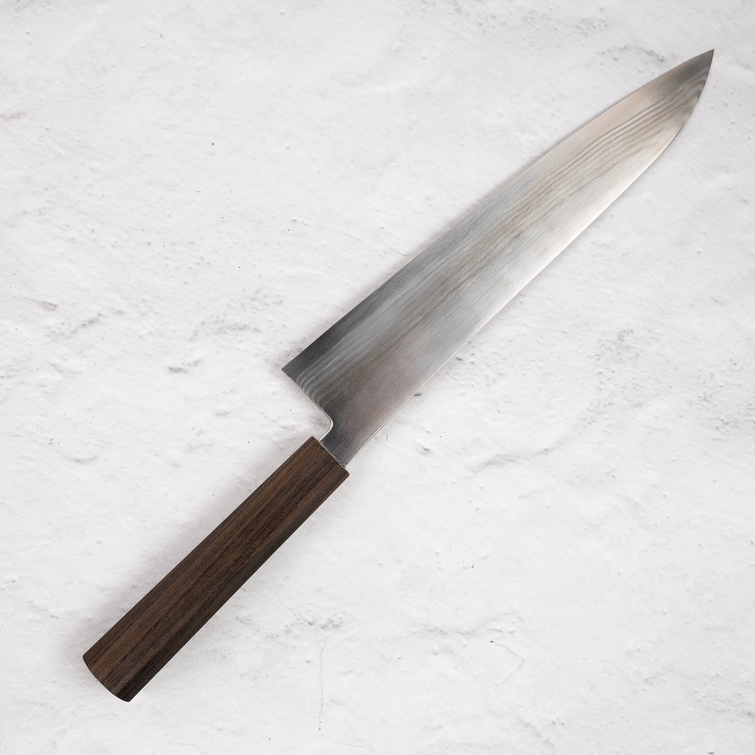 Hatsukokoro Ginso Ginsan Nickel Damascus Gyuto 240mm