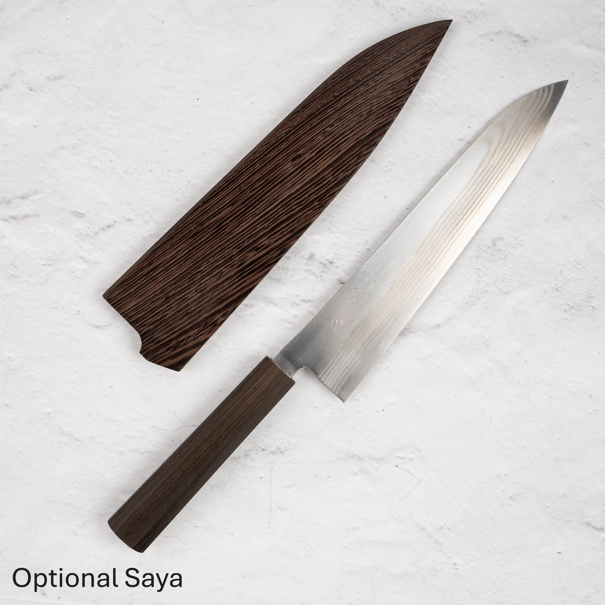 Hatsukokoro Ginso Ginsan Nickel Damascus Gyuto 240mm