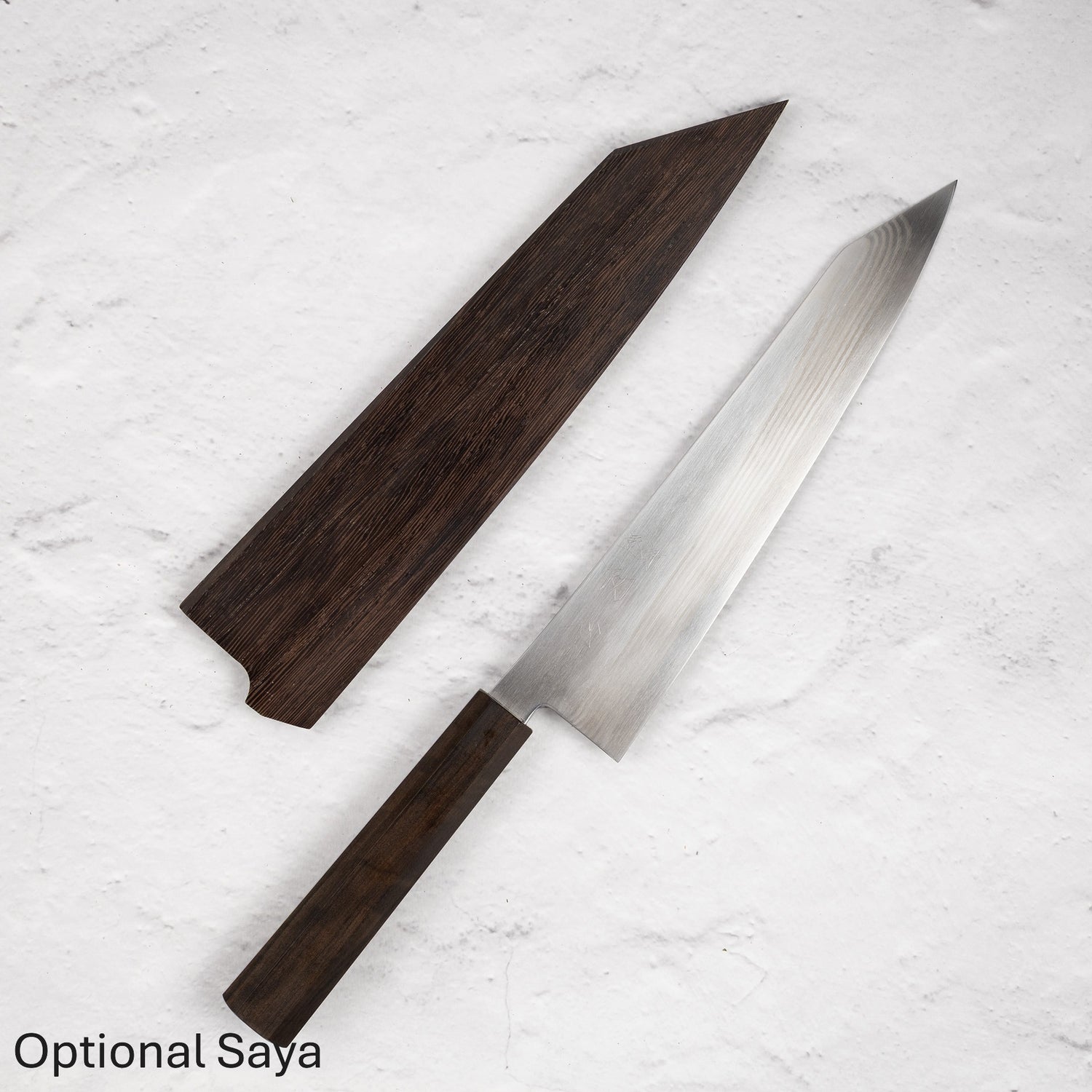 Hatsukokoro Ginso Ginsan Nickel Damascus K-tip Gyuto 240mm