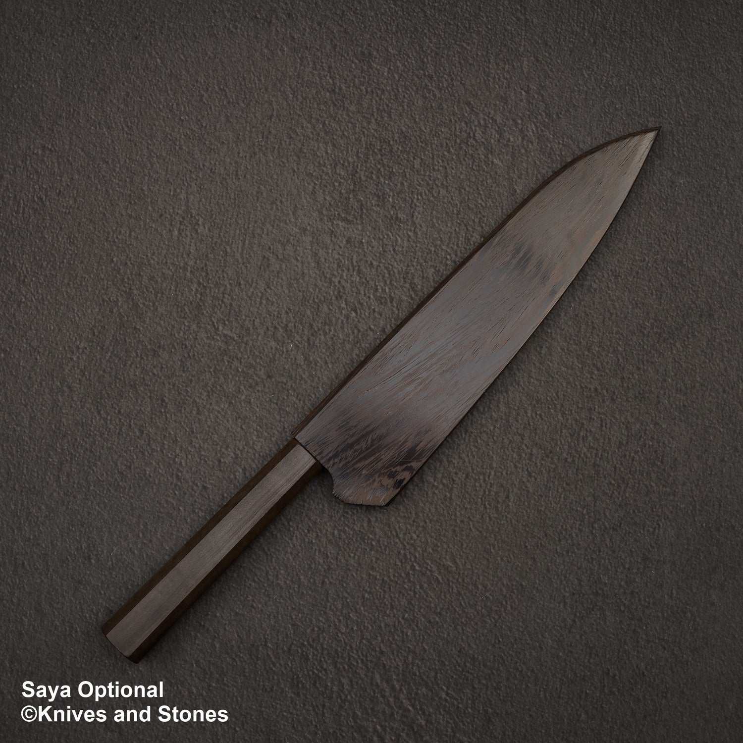 Hatsukokoro Ginso Ginsan Nickel Damascus K-tip Gyuto 210mm