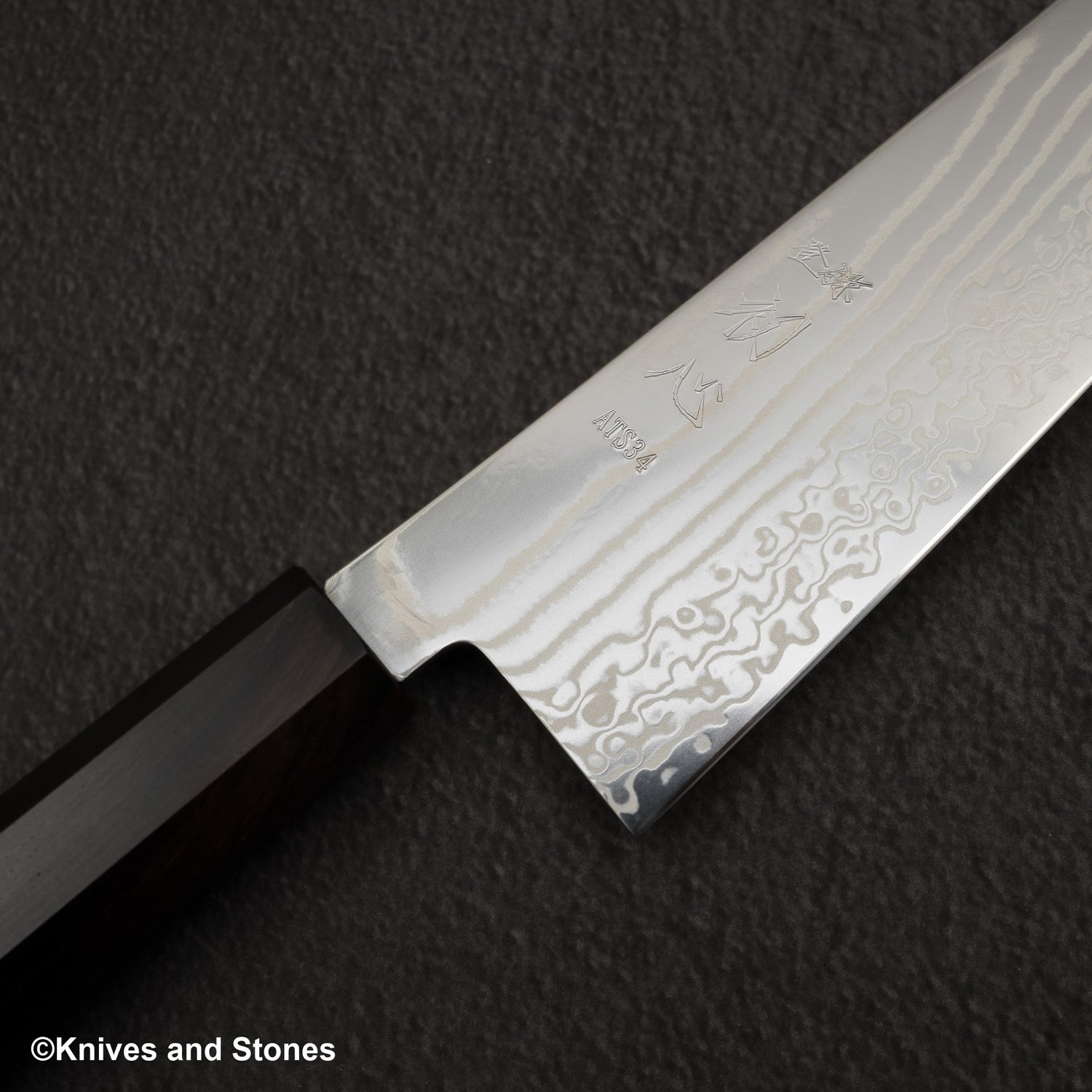 Hatsukokoro Hayabusa ATS34 大馬士革 K-tip Gyuto 240mm